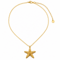 Colar Estrela do Mar Texturizada – Aço Inoxidável & Banho a Ouro PVD